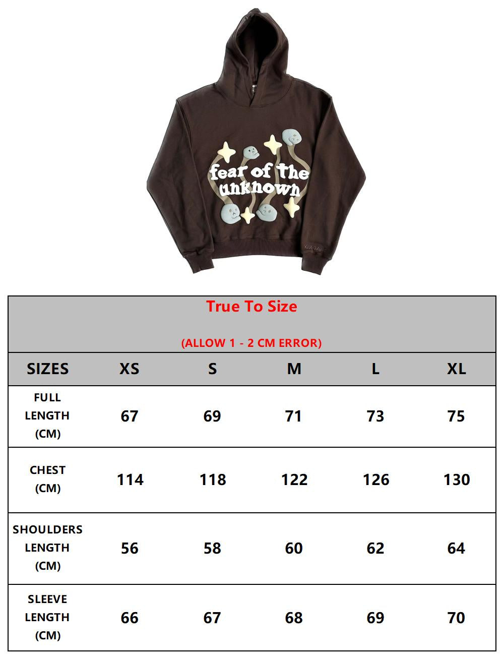 Broken Planet 'Fear of the unknown' Hoodie