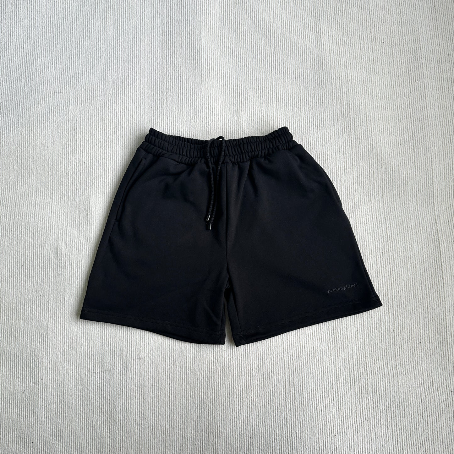 Broken Planet Cotton Short - Midnight Black