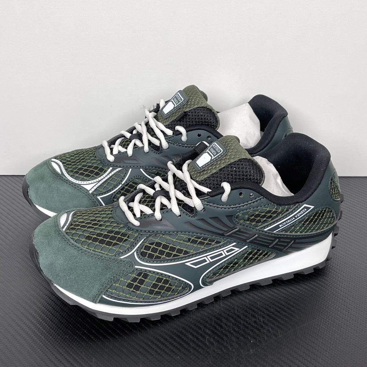 Bottega Veneta Orbit Sneakers Dark Green