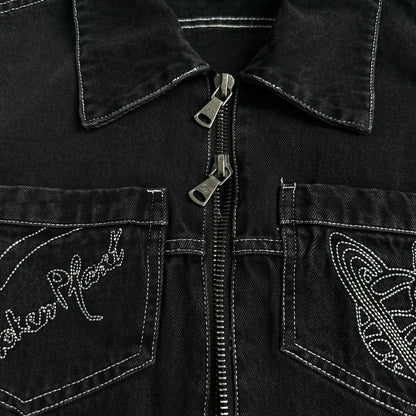 Broken Planet Black Denim Set
