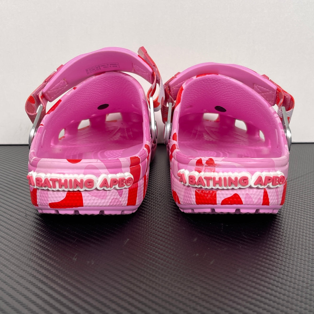 A BATHING APE (BAPE) x Crocs Classic Clog in Pink ABC Camo