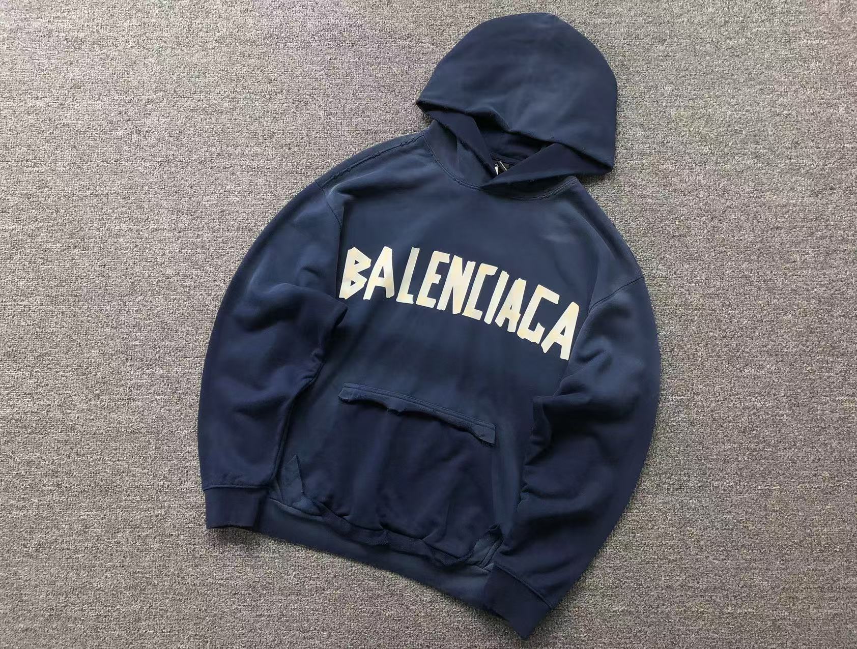 Balenciaga Tape Typed Hoodie