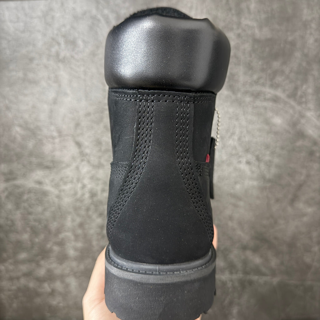 Supreme x Timberland 6-Inch Premium Waterproof Boot ("Big Logo - Black")