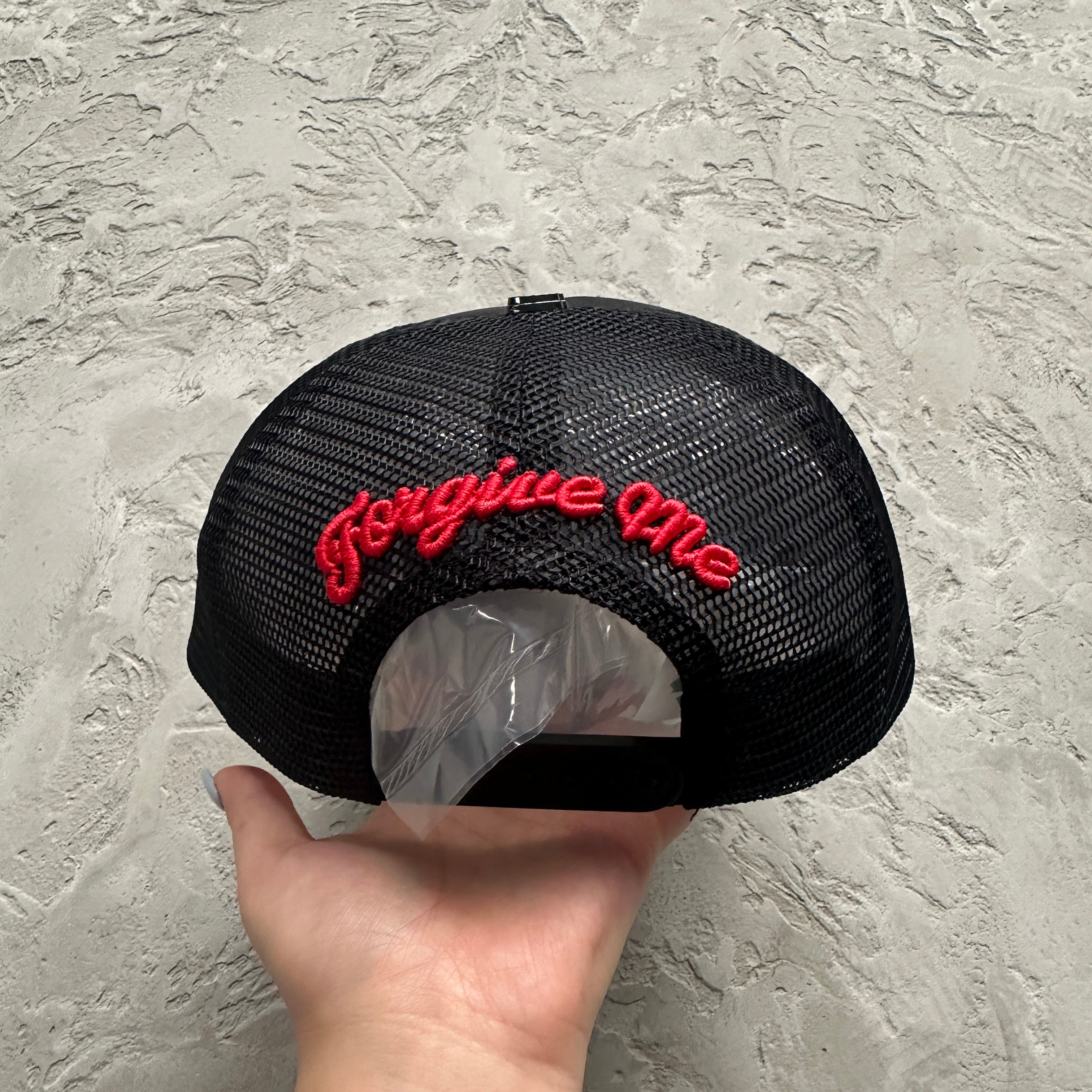 Syna Red Trucker Cap