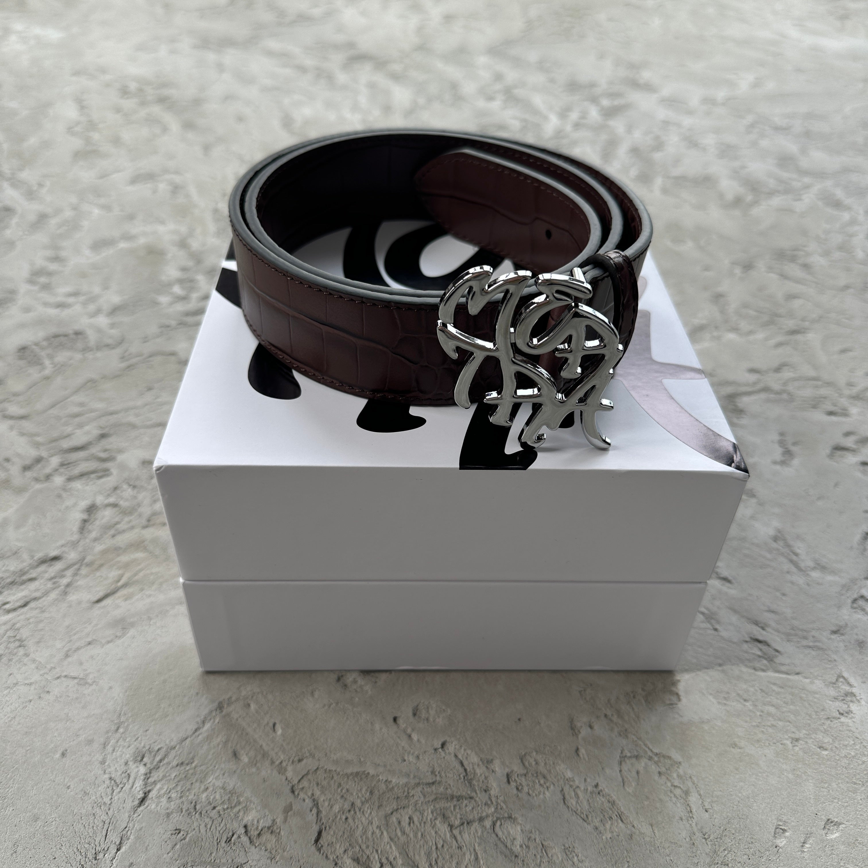 Mertra Brown Cowhide Belt
