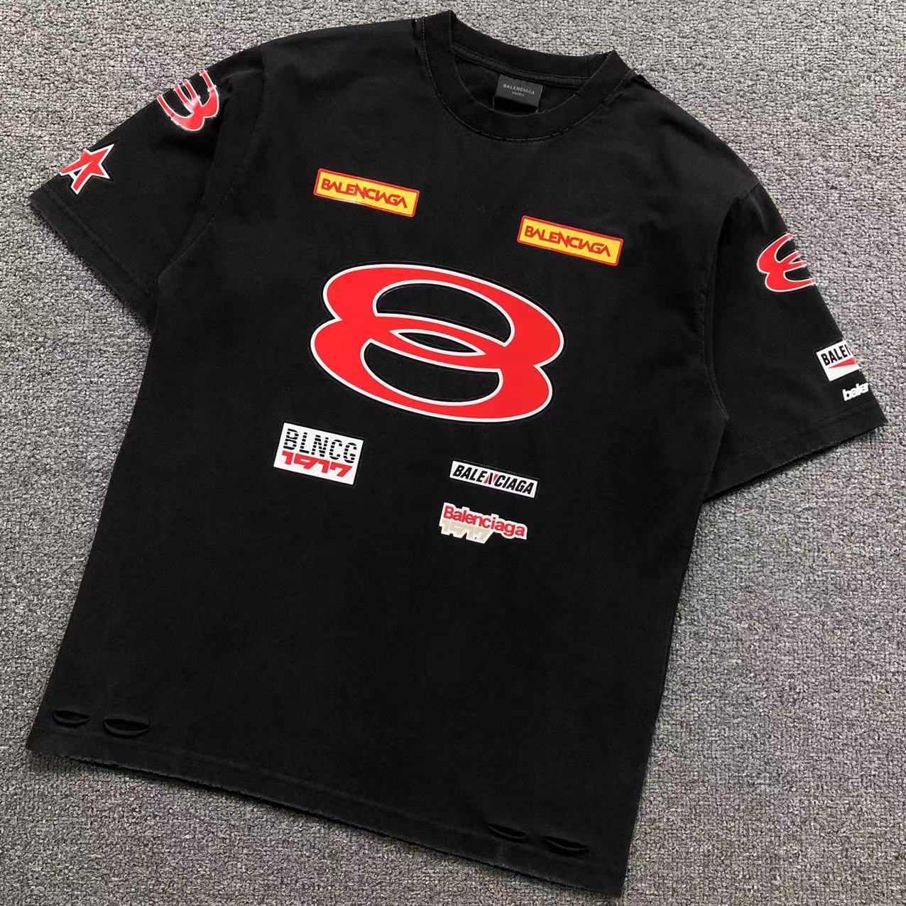 Balenciaga Sponsor Logos Tee