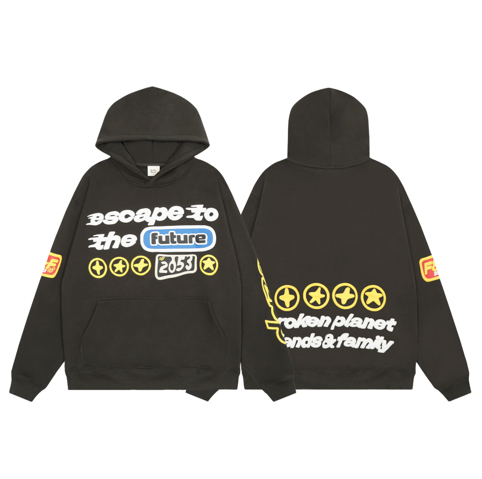 Broken Planet Mixed Hoodies