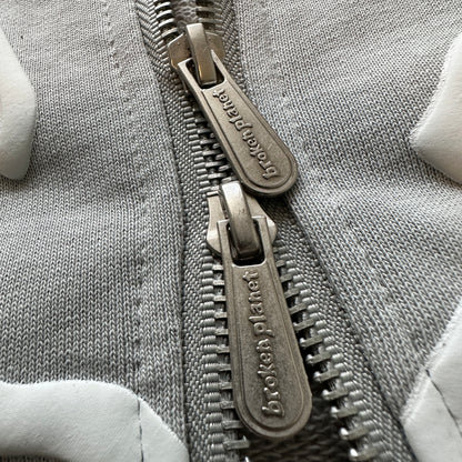 Broken Planet Zip-up Stone Gray Set