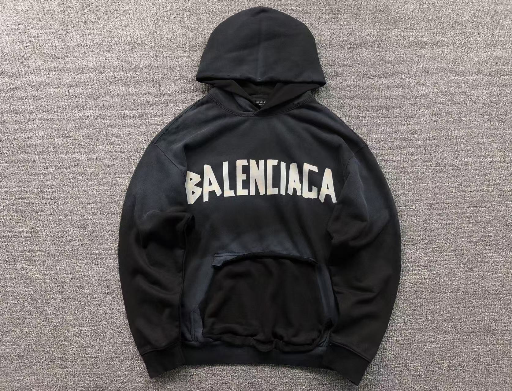 Balenciaga Tape Typed Hoodie
