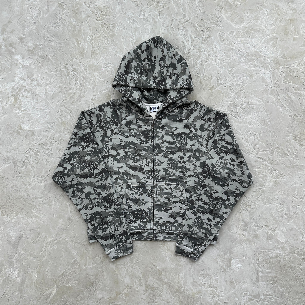 Mertra Glitch Camouflage Hoodie