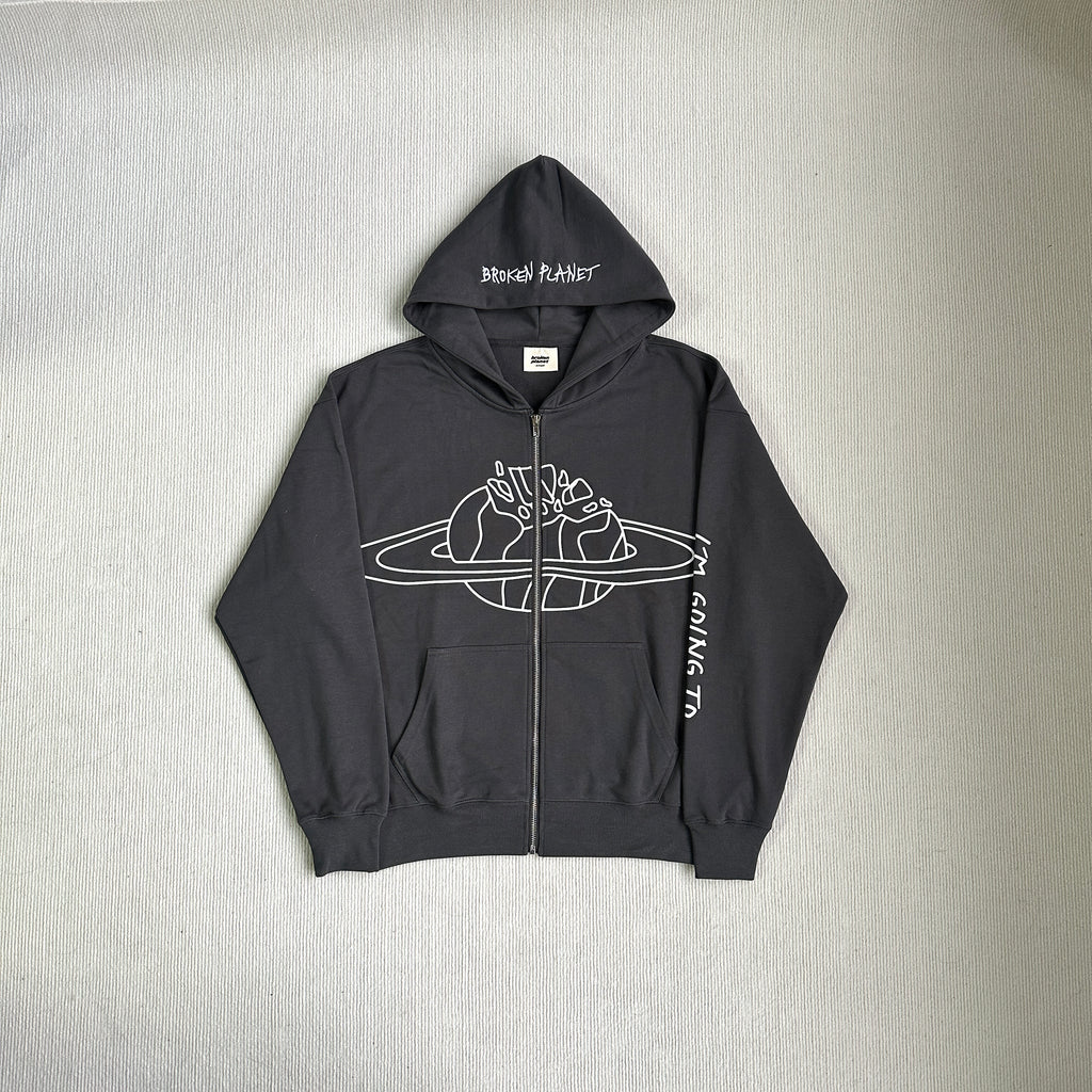 Broken Planet Zip-up Hoodies