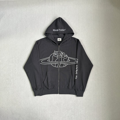 Broken Planet Zip-up Hoodies