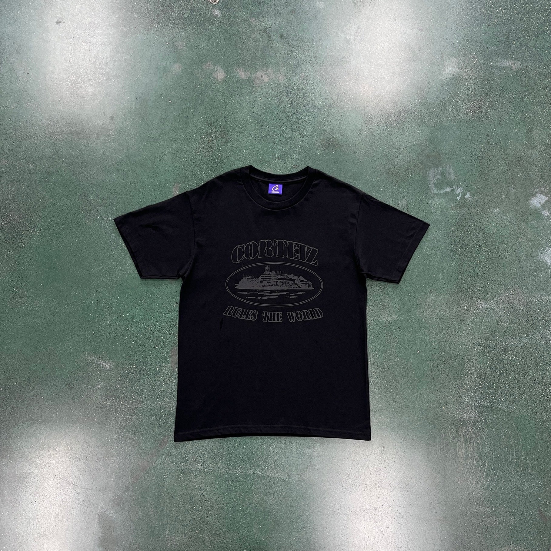 Corteiz Triple Black Tee