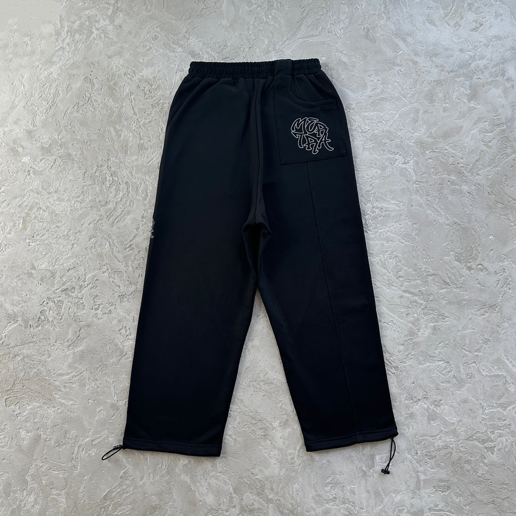Mertra Colorblock Sports Suit Black