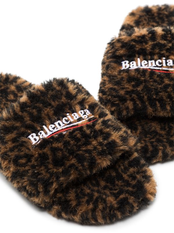 Balenciaga Furry Slides