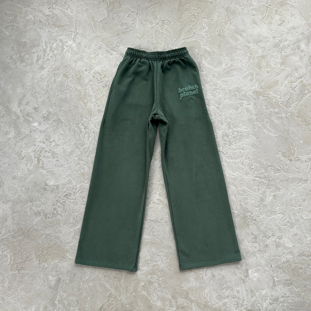 Broken Planet Zip-up Emerald Green Set