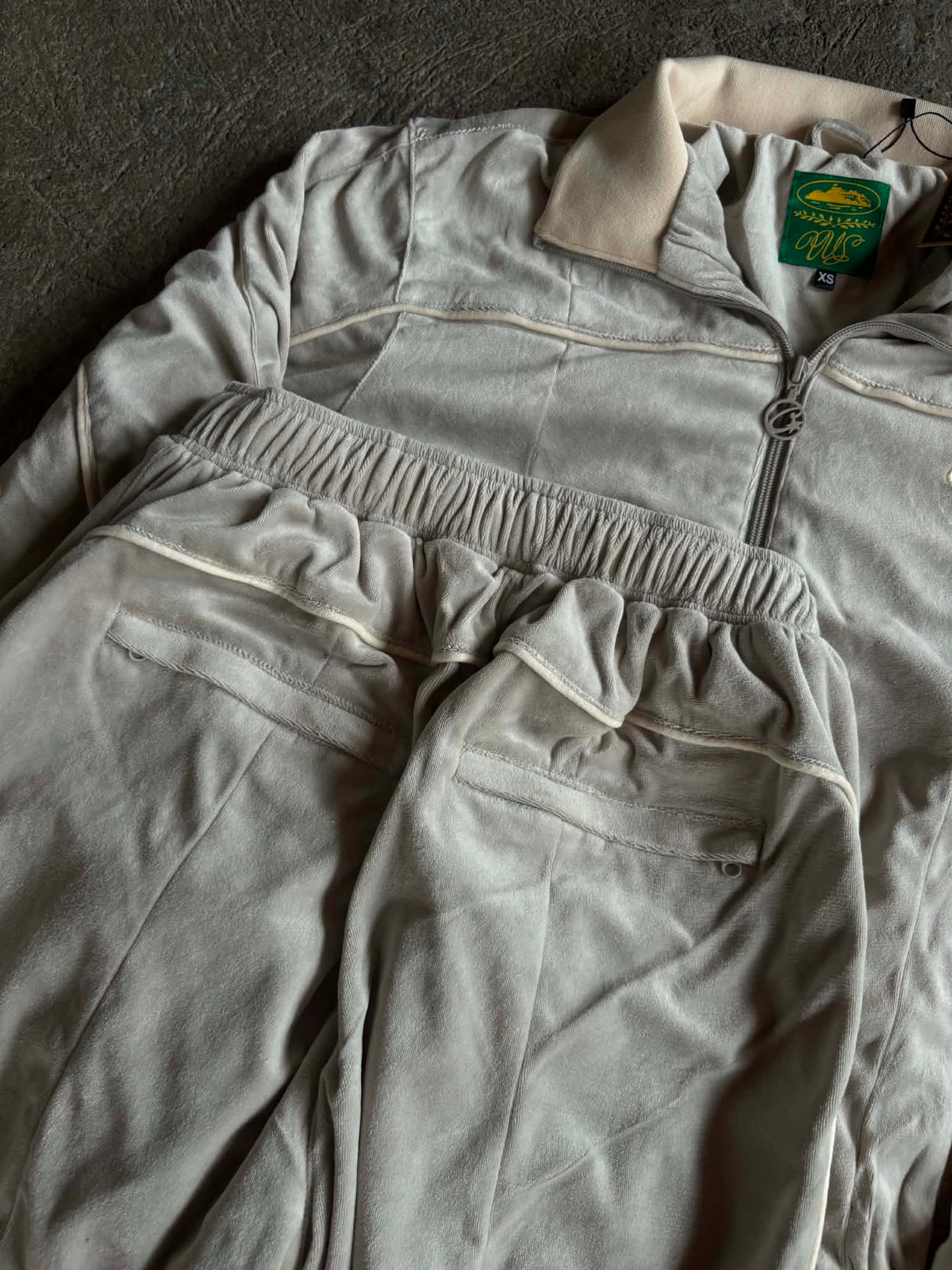 Corteiz Velour Tracksuit (ON-HAND)