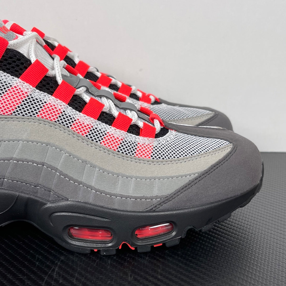 Nike Air Max 95 'Medium Ash and Solar Red'