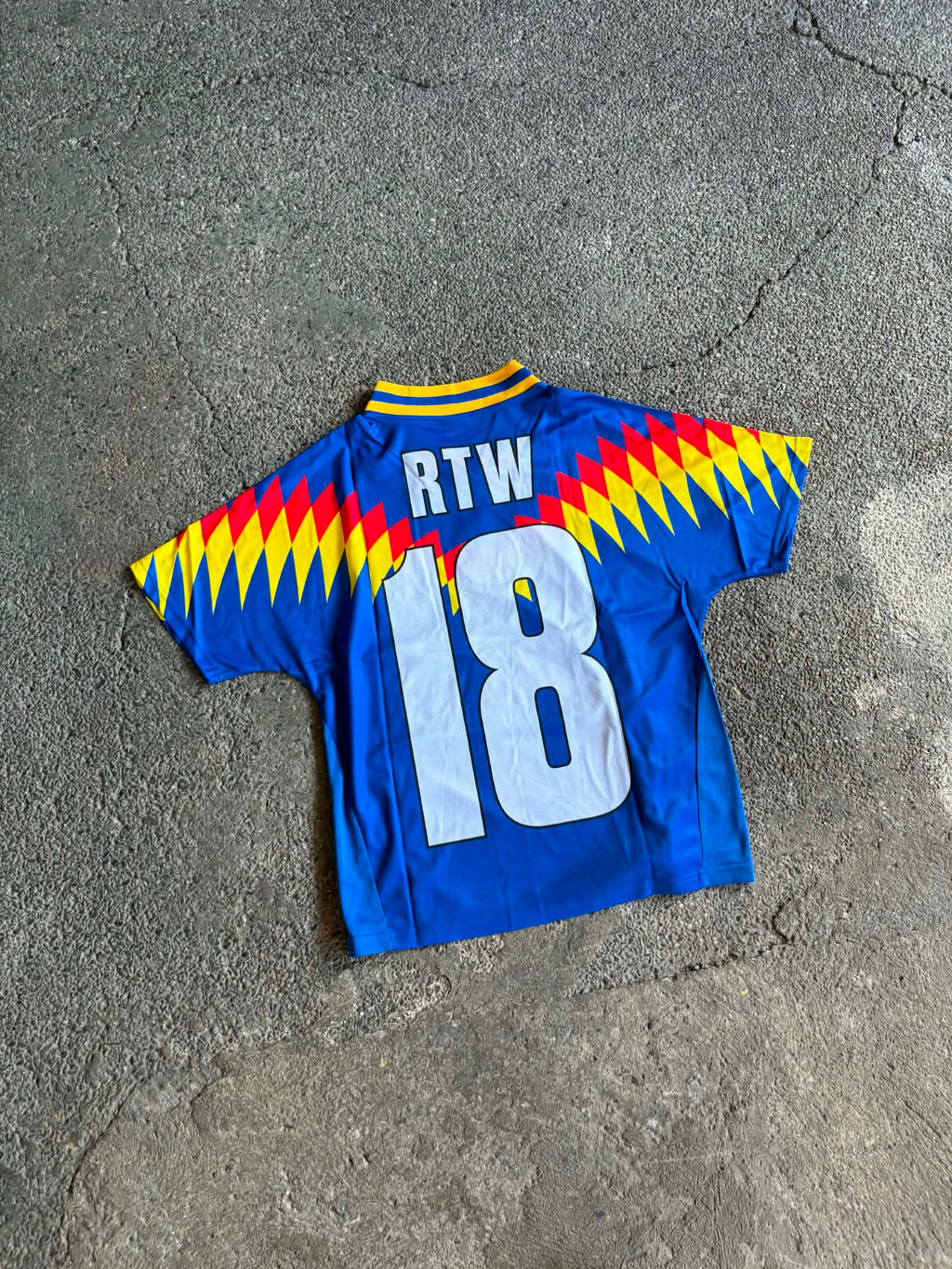 Corteiz Club RTW Blue Football Jersey (ON-HAND)