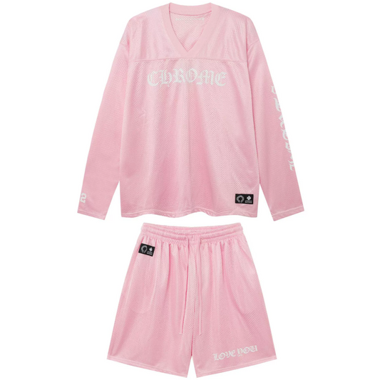 Chrome Hearts Pink Mesh Sets