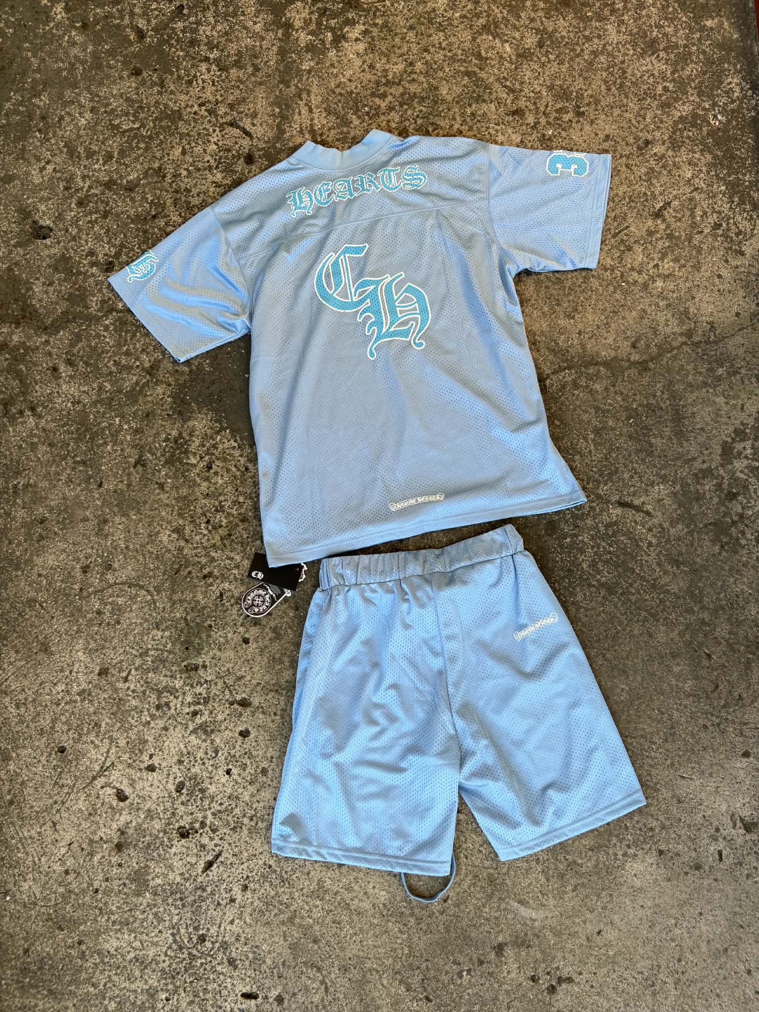Chrome Hearts Blue Mesh Set