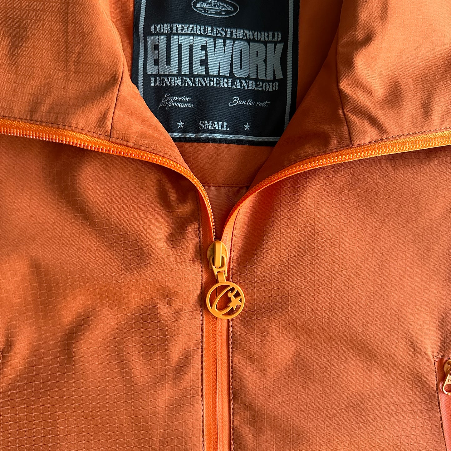 Corteiz Gutta Waterproof Bottoms Burnt Orange Tracksuit