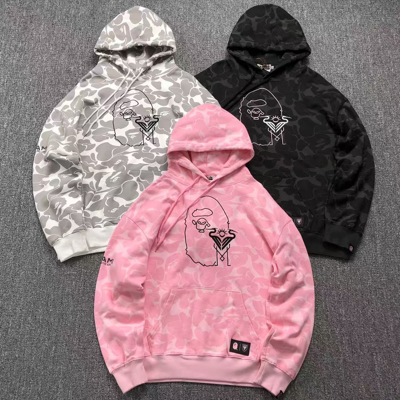 Bape x Inter Miami Hoodies