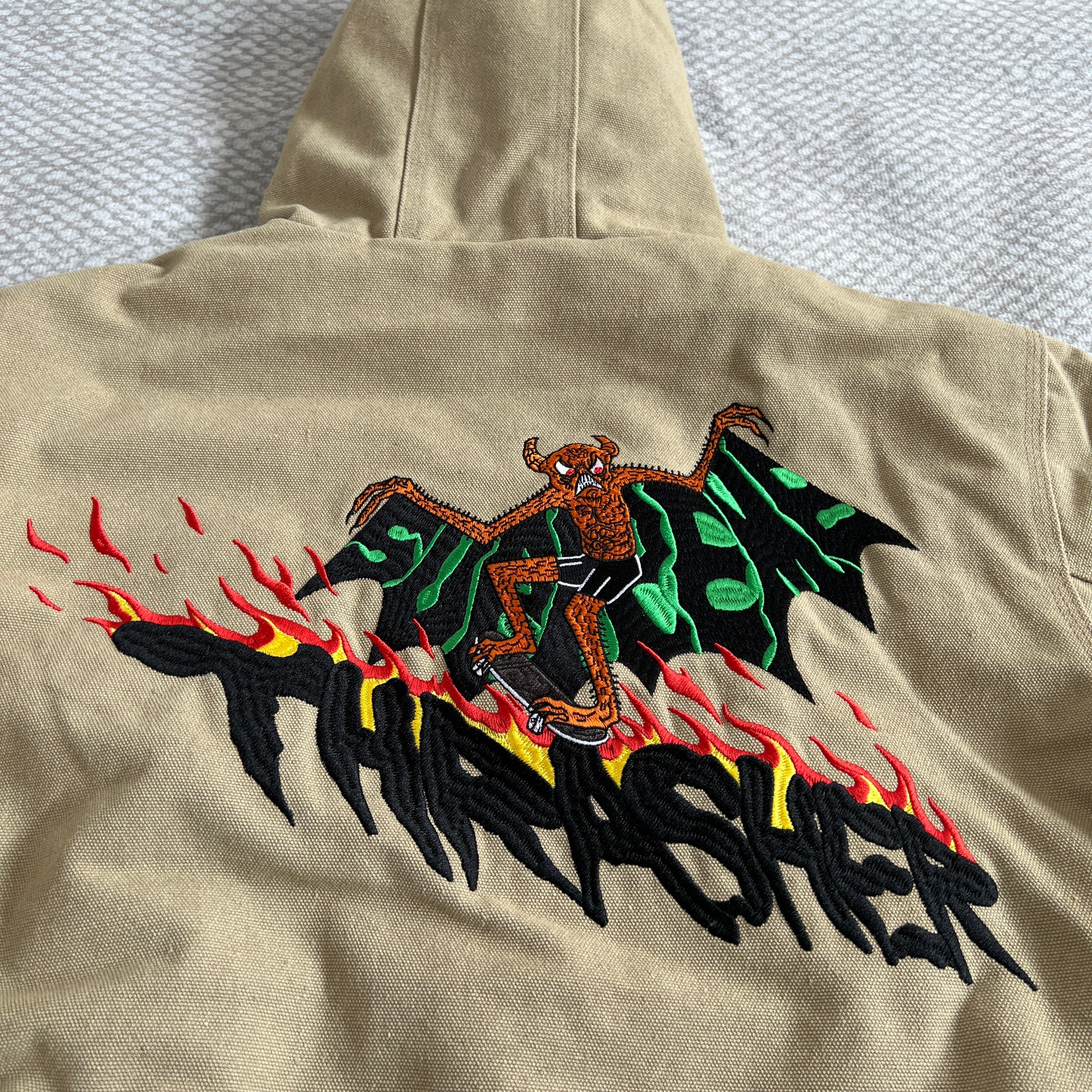 Supreme x Thrasher Hooded Work Jacket