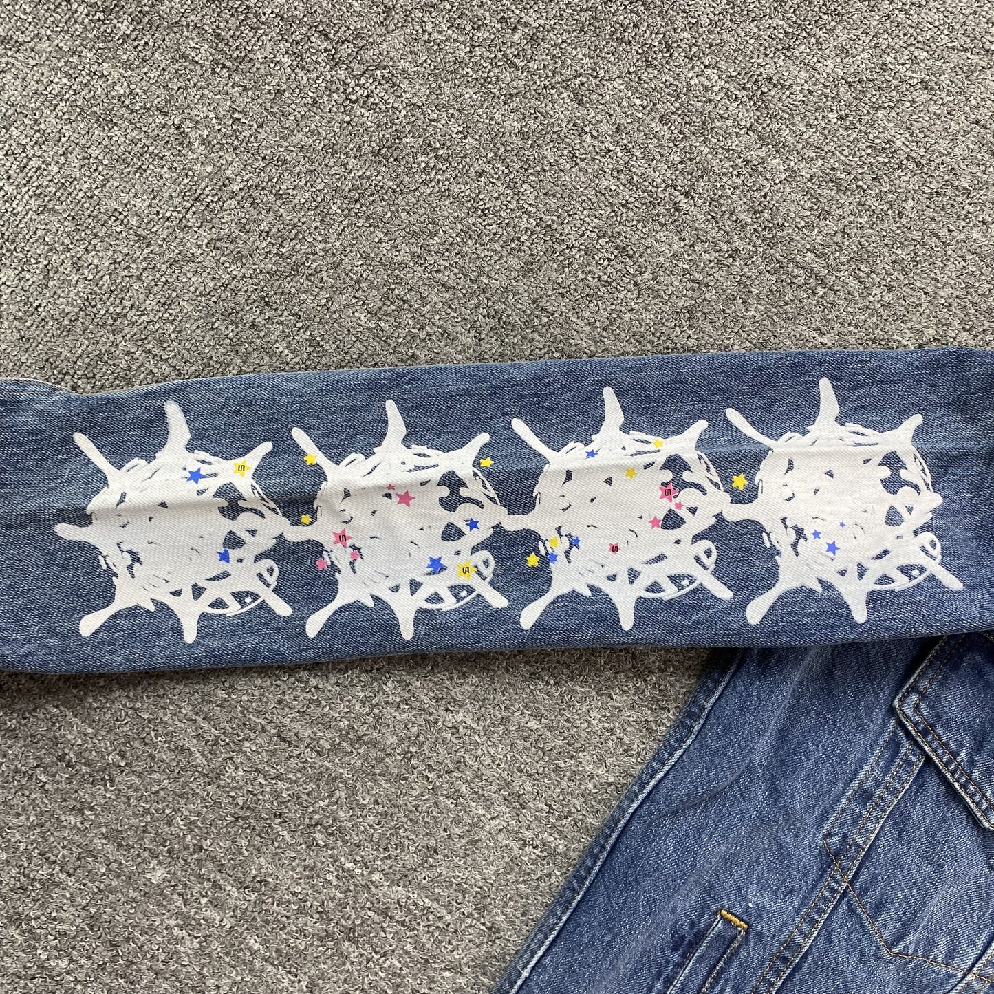SP5DER Denim Tracksuits