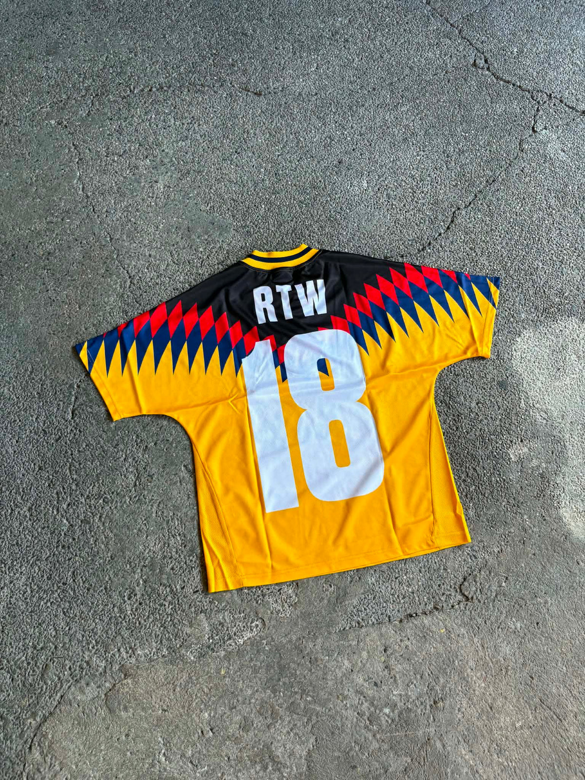 Corteiz Club RTW Yellow Football Jersey (ON-HAND)