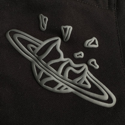 Broken Planet Cotton Short - Midnight Black