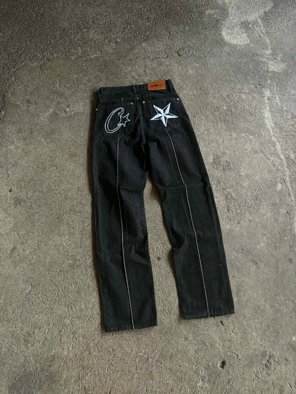 Corteiz C-Star Stitch-Down Jeans (ON-HAND)