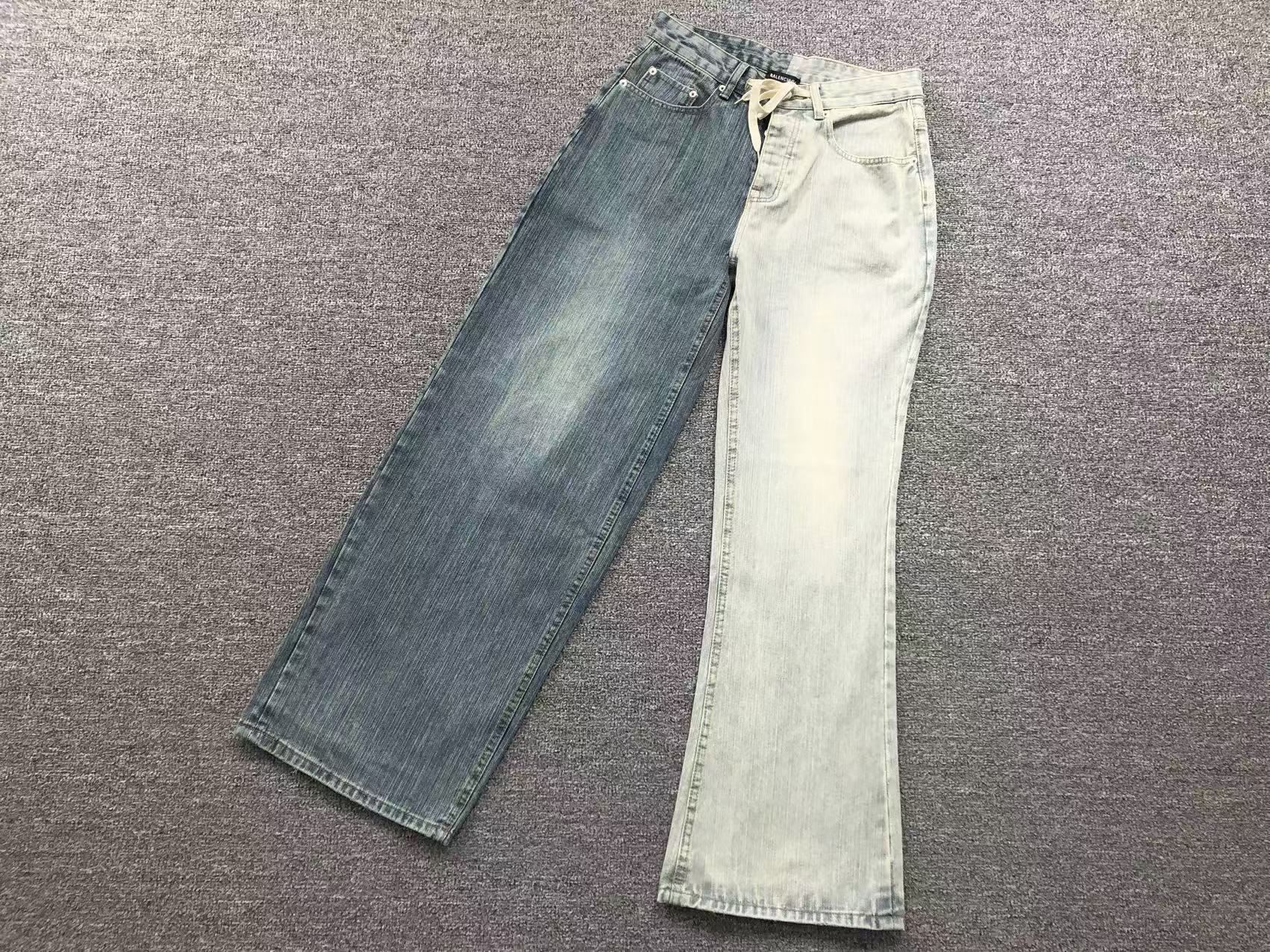 Balenciaga Fifty-fifty Denim Pants