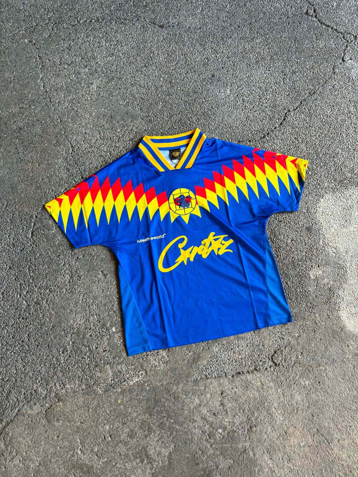 Corteiz Club RTW Blue Football Jersey (ON-HAND)