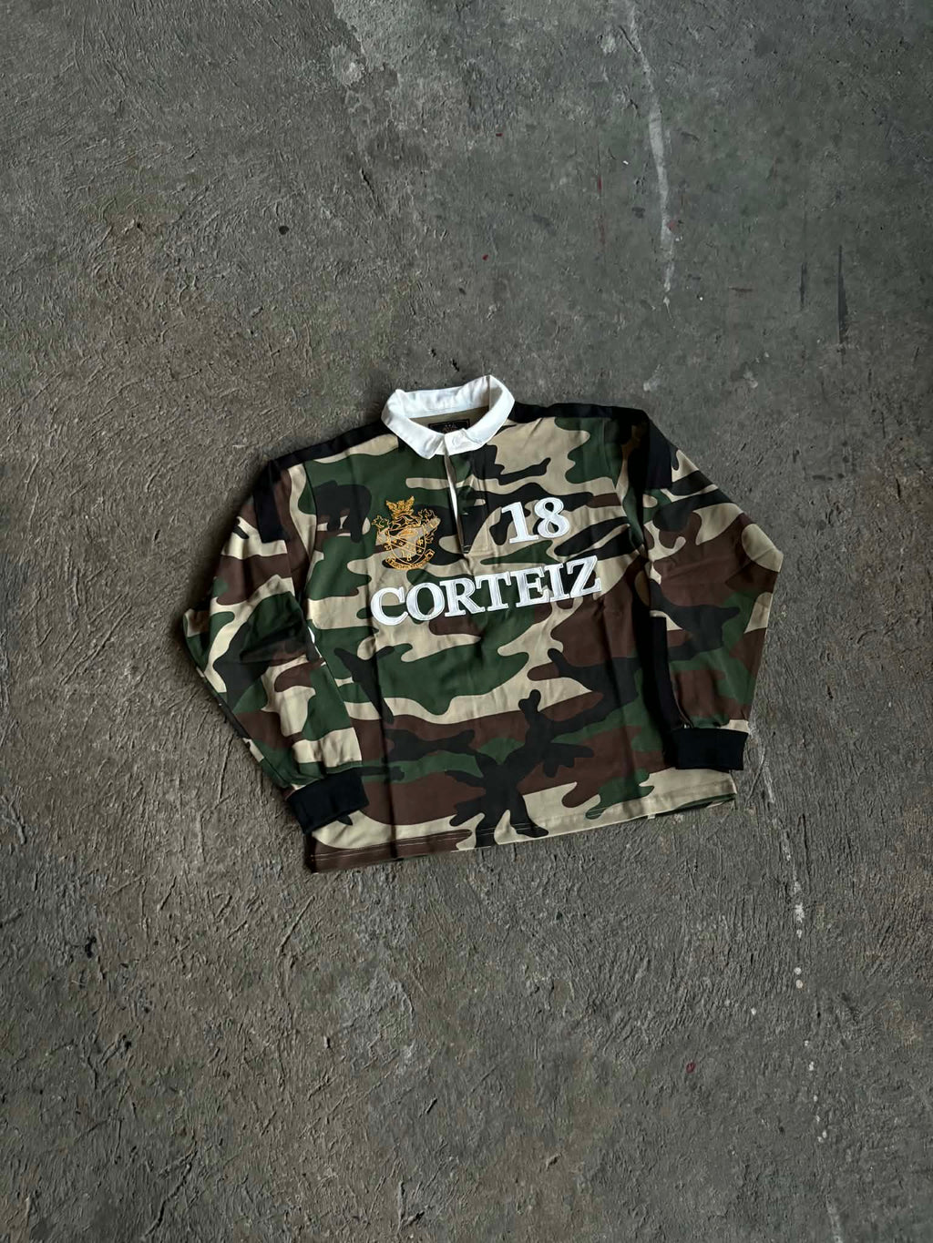 Corteiz Panelled Rugby Camo (ON-HAND)