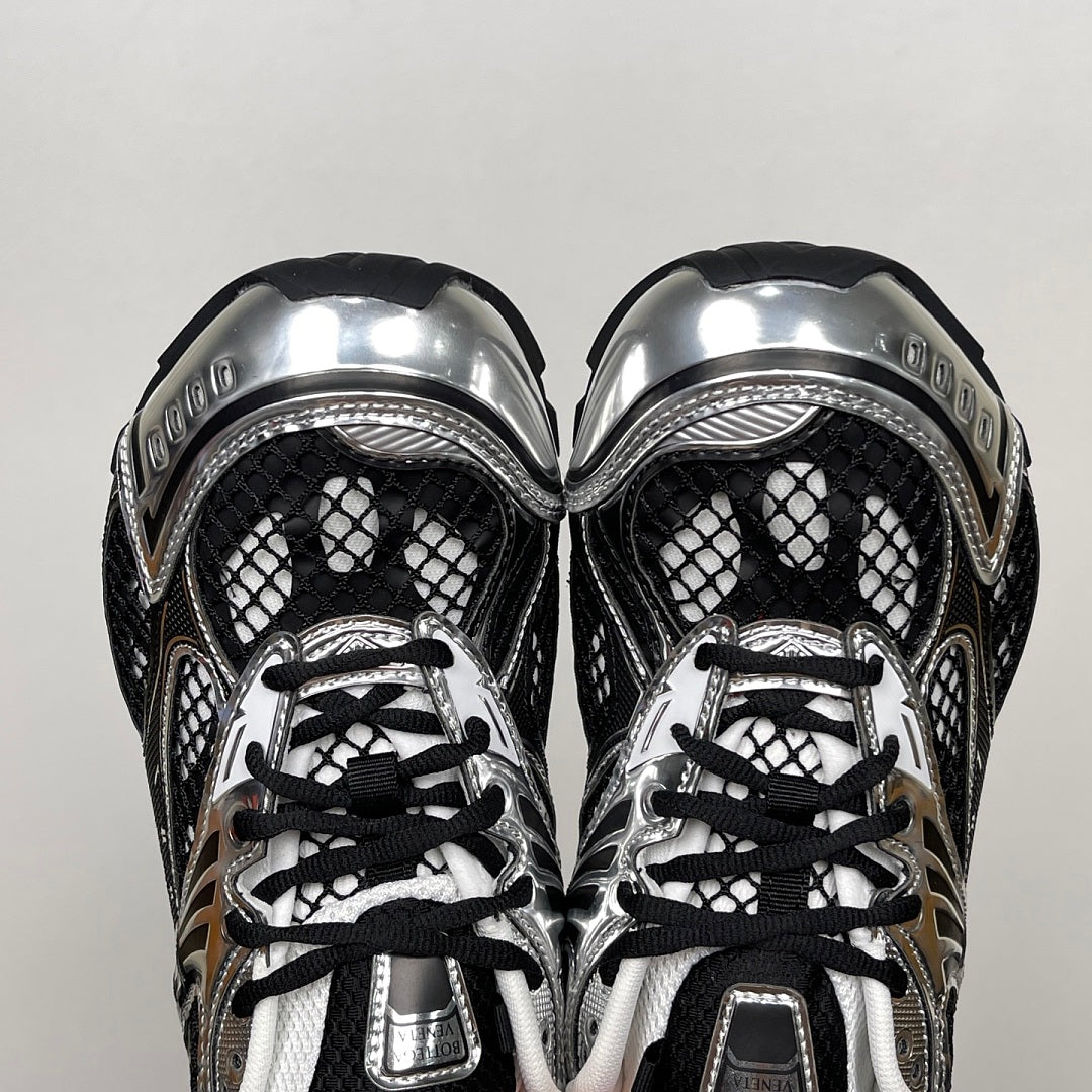 Bottega Veneta Orbit Sneakers Abyss Silver