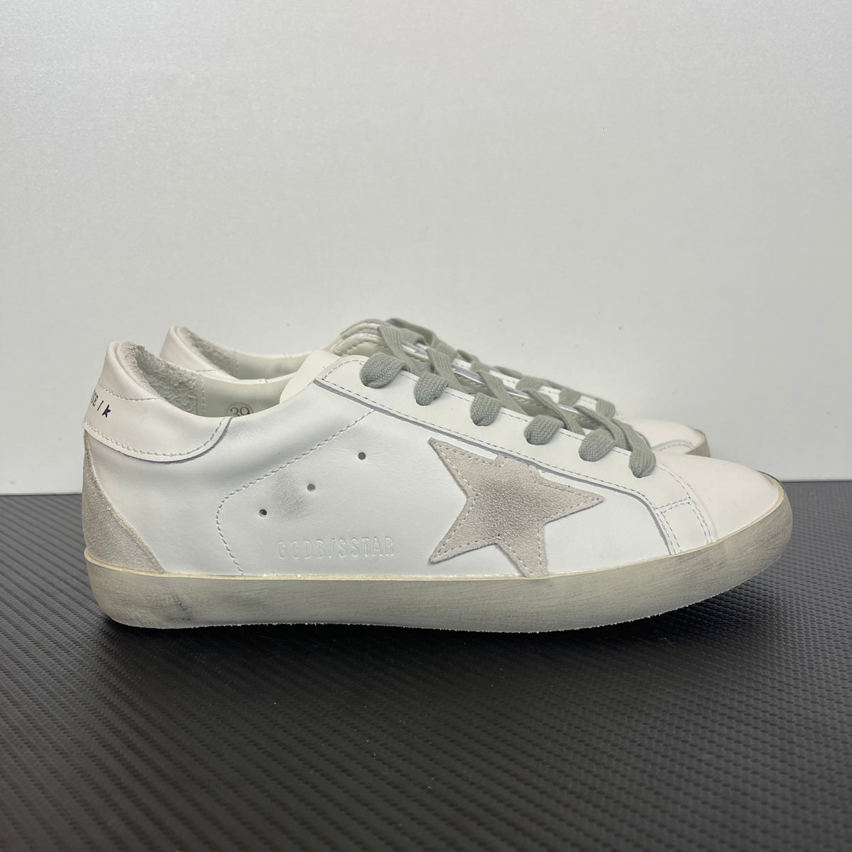 Golden Goose Super-Star White Heel Tab
