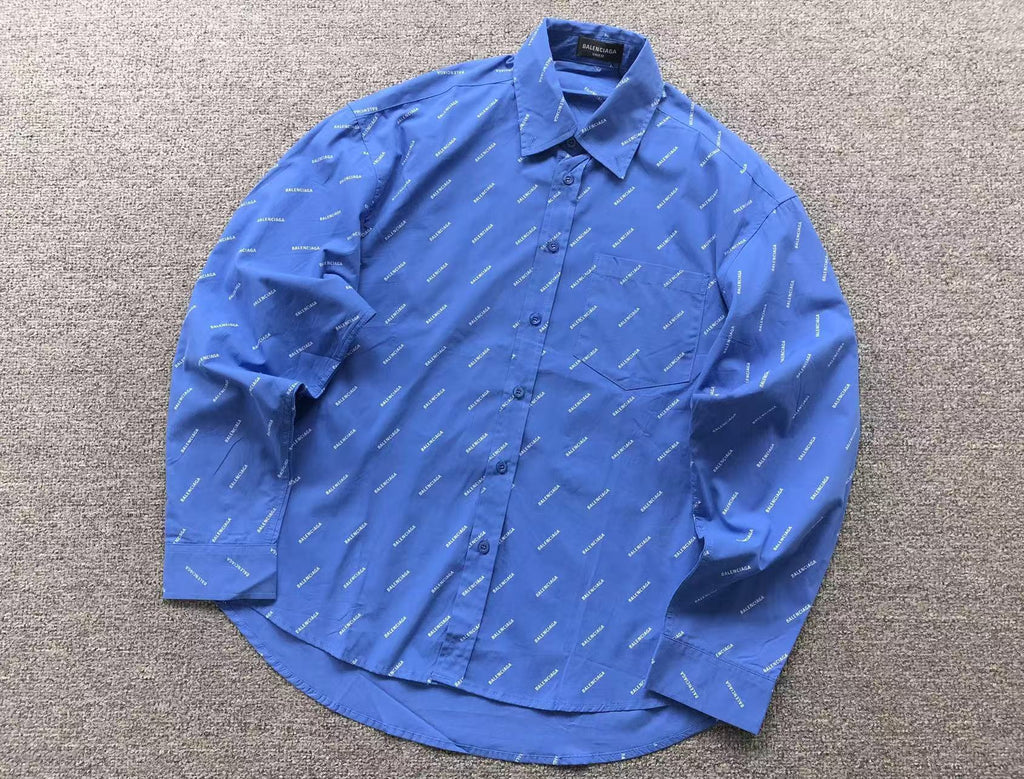 Balenciaga All Over Logo Long sleeve