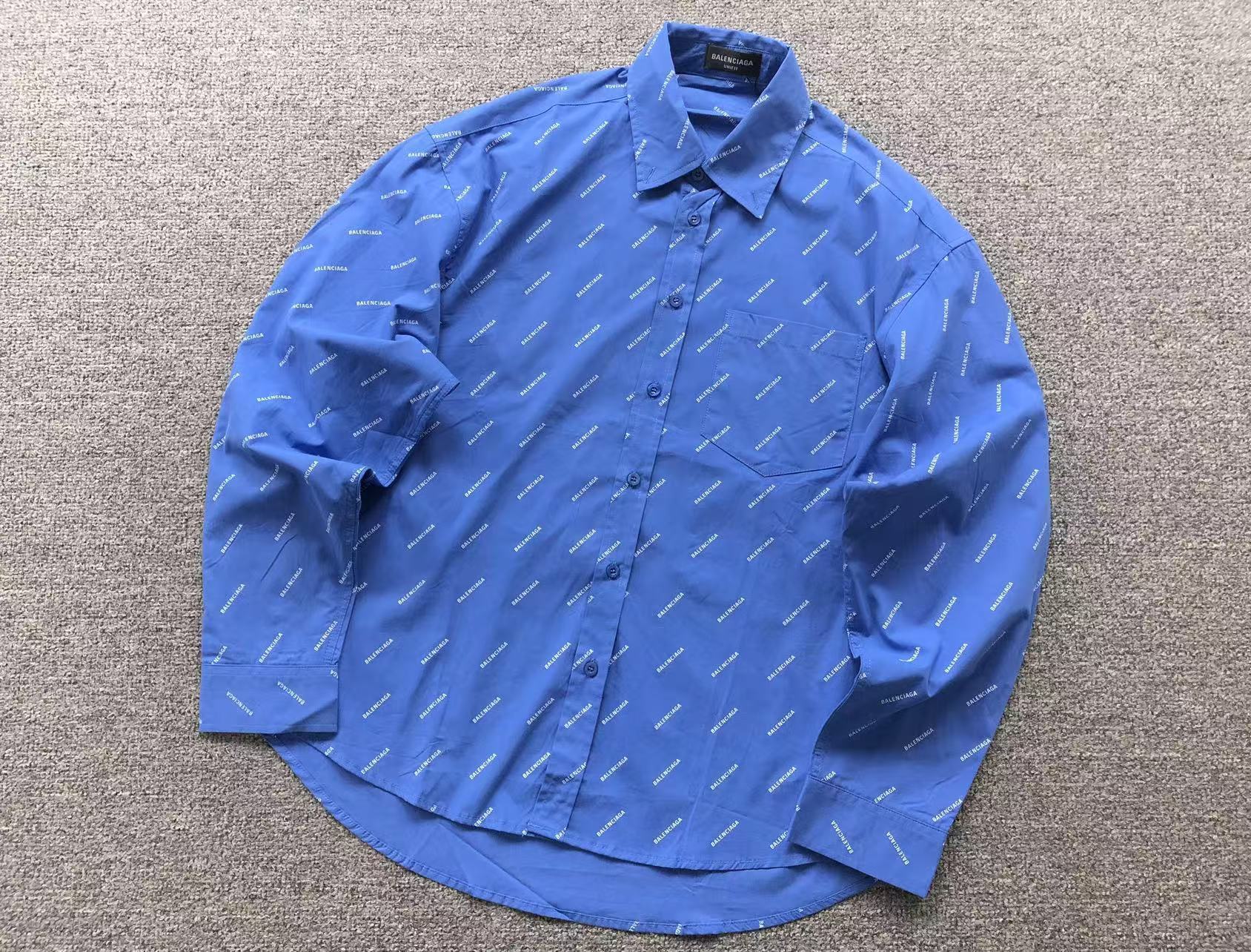 Balenciaga All Over Logo Long sleeve