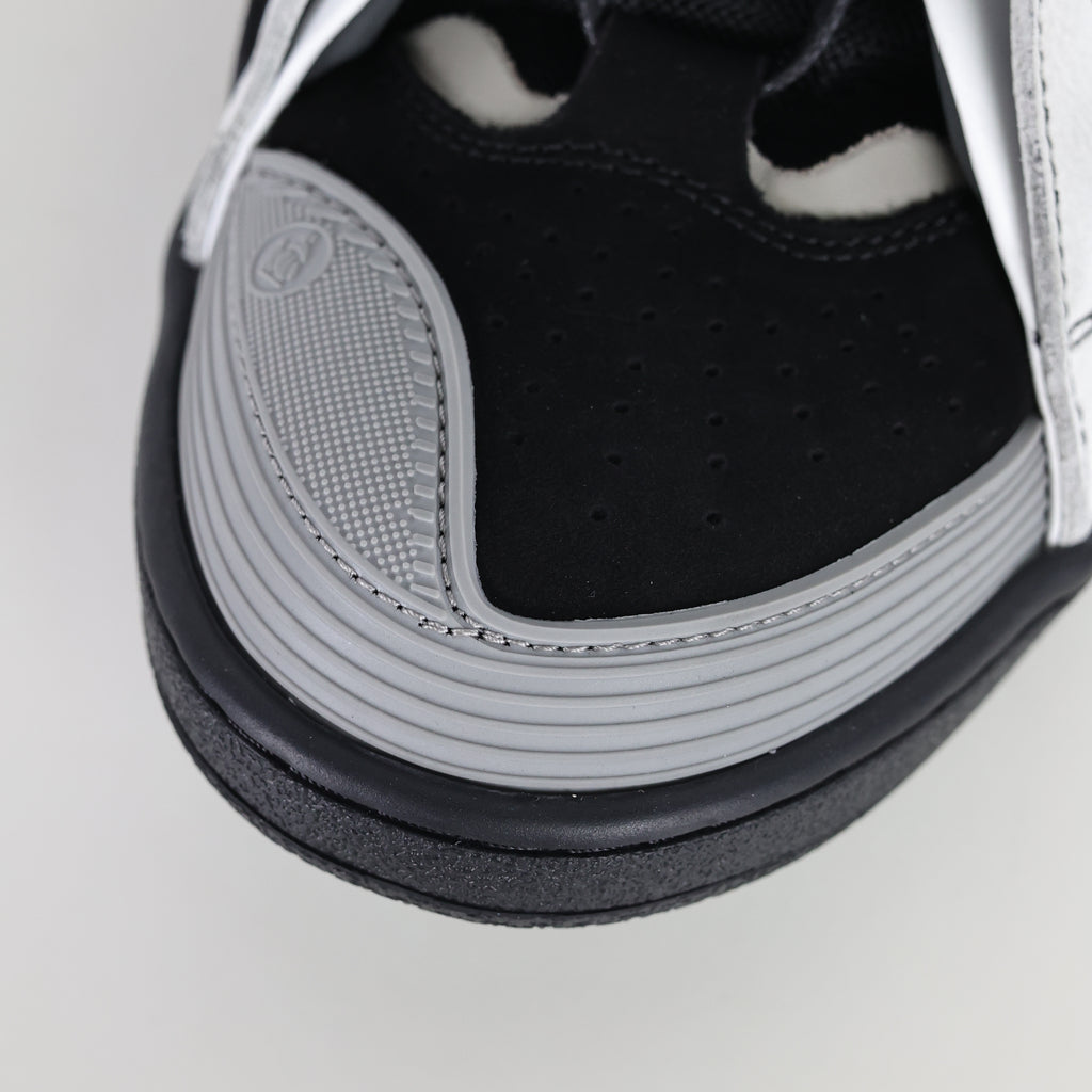Lanvin Curb Sneakers in White/Anthracite
