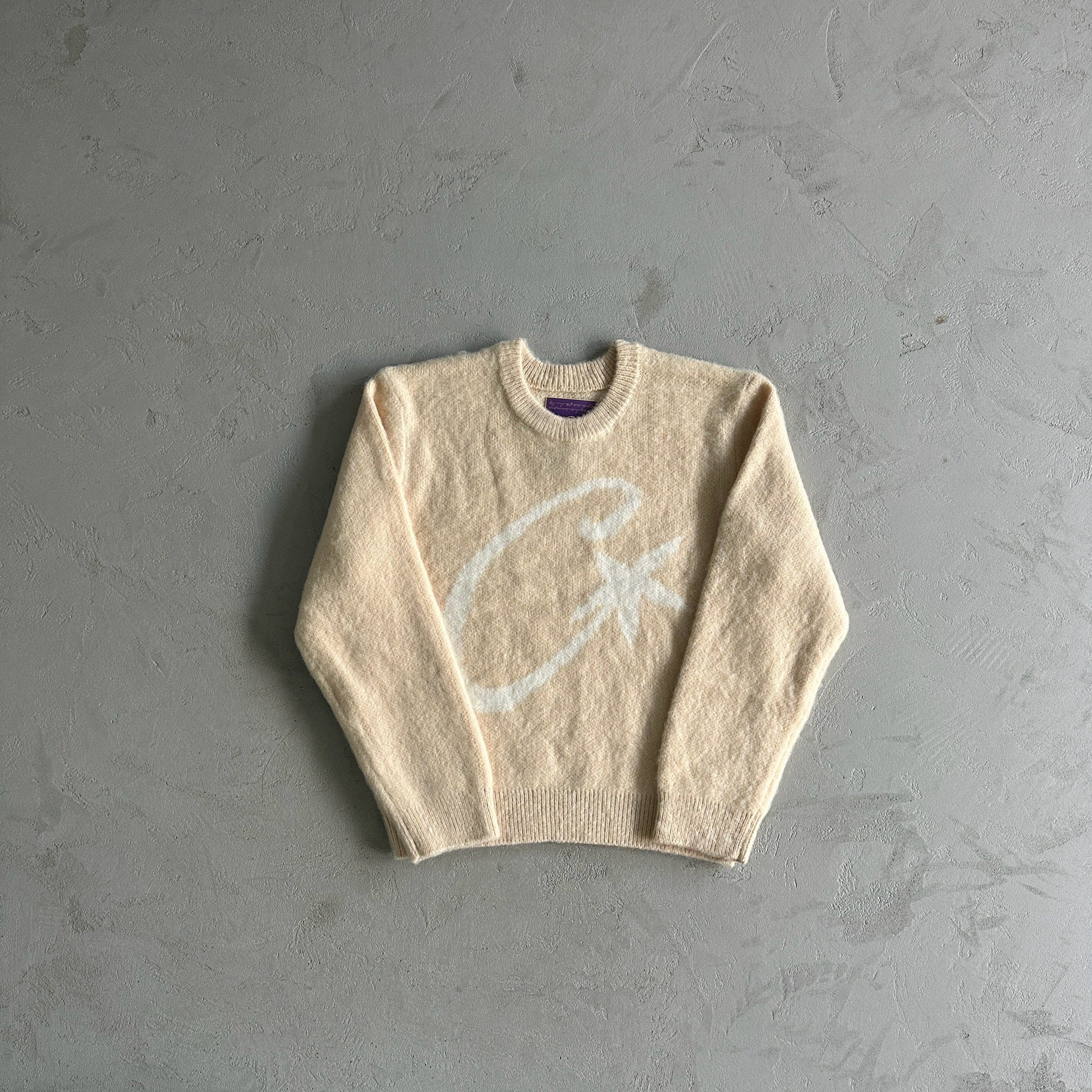 Corteiz C Star Mohair Knit Sweater