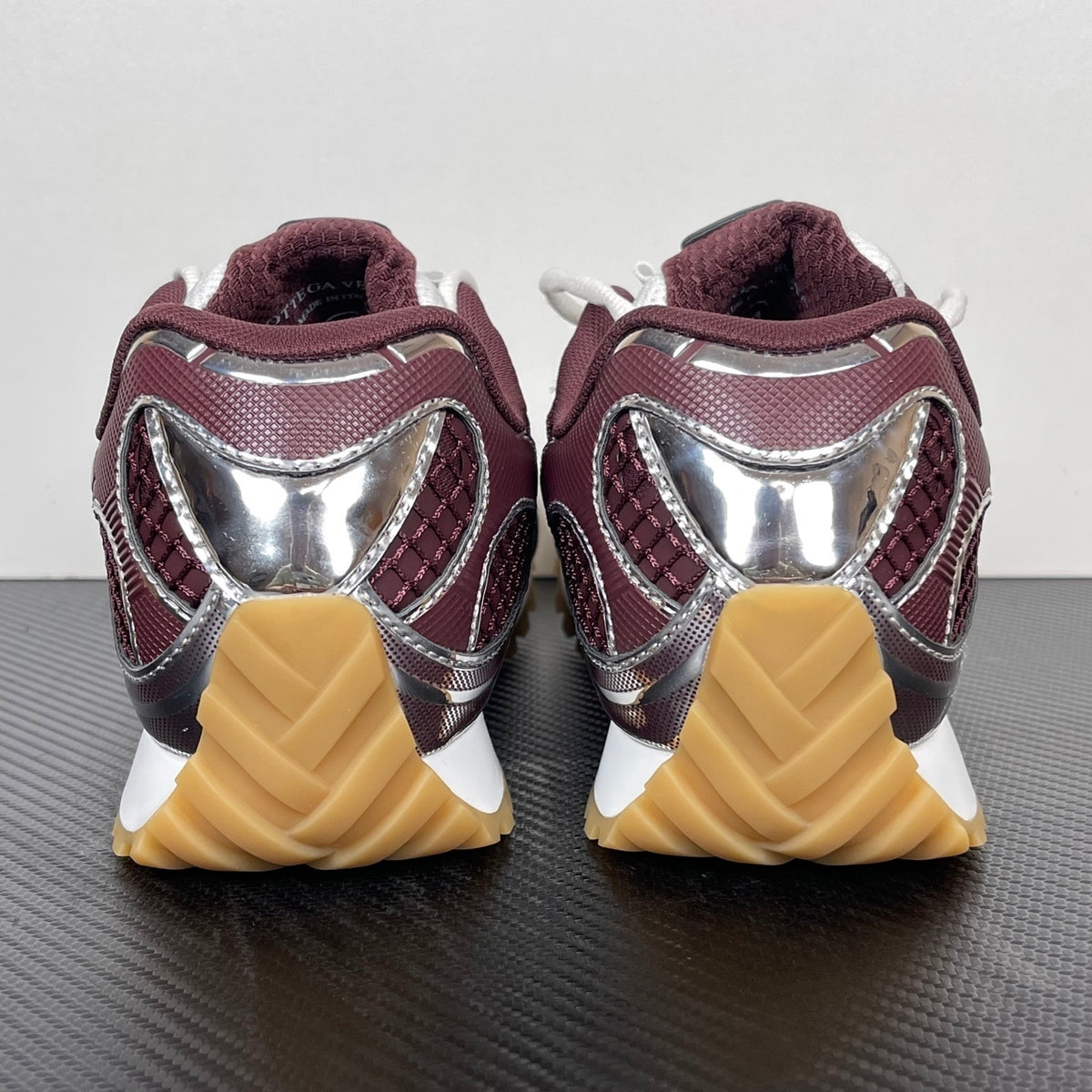 Bottega Veneta Orbit Sneakers Barolo/Silver