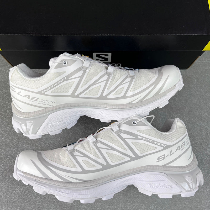 Salomon XT-6 White / Lunar Rock
