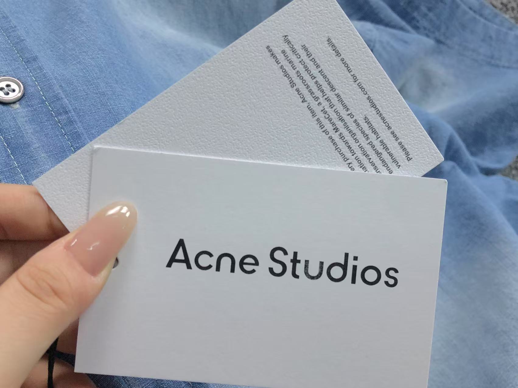 Acne Studios Button-Up Logo Stamp Set