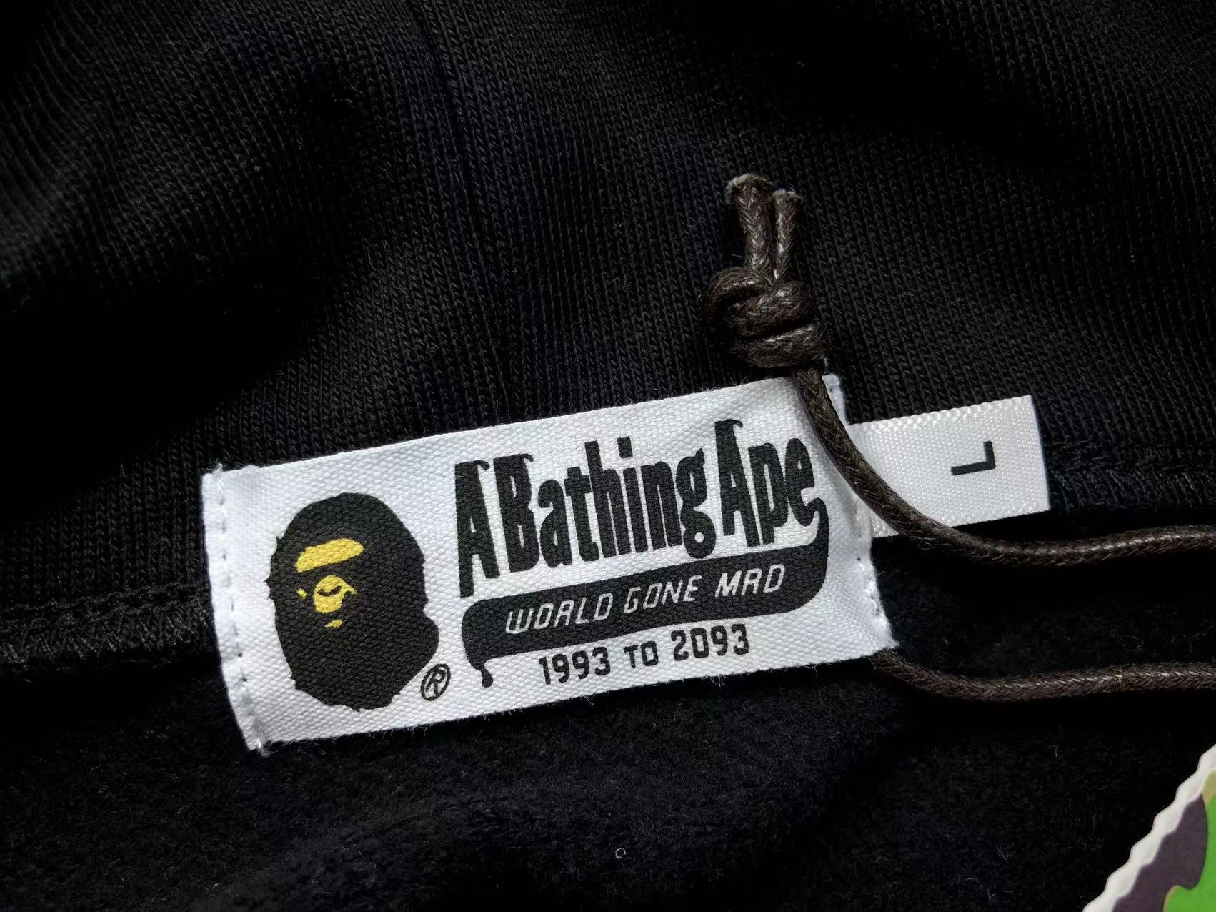 Bape Camo Half and Half Zip Hoodie