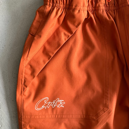 Corteiz Gutta Waterproof Bottoms Burnt Orange Tracksuit