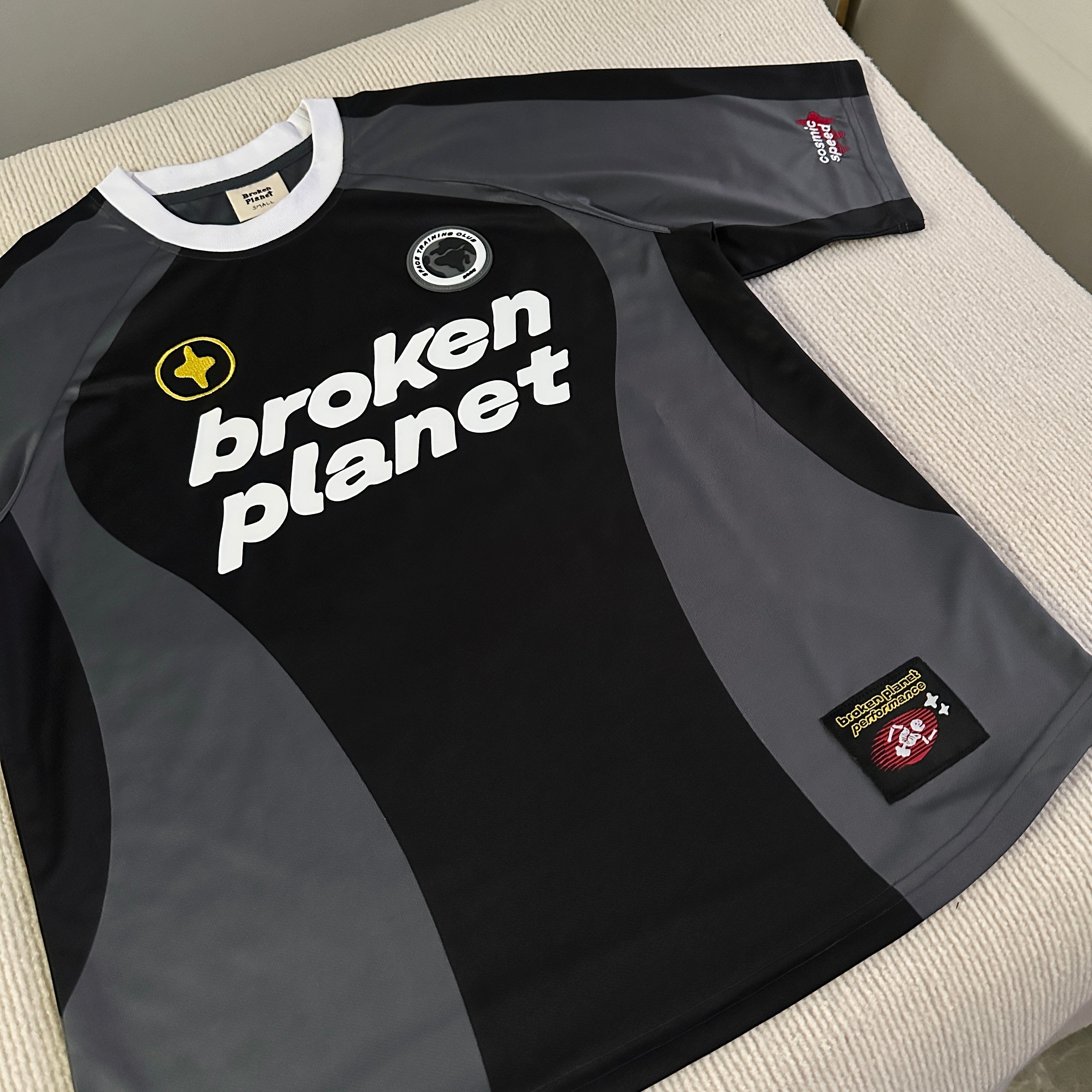 Broken Planet Football Tee