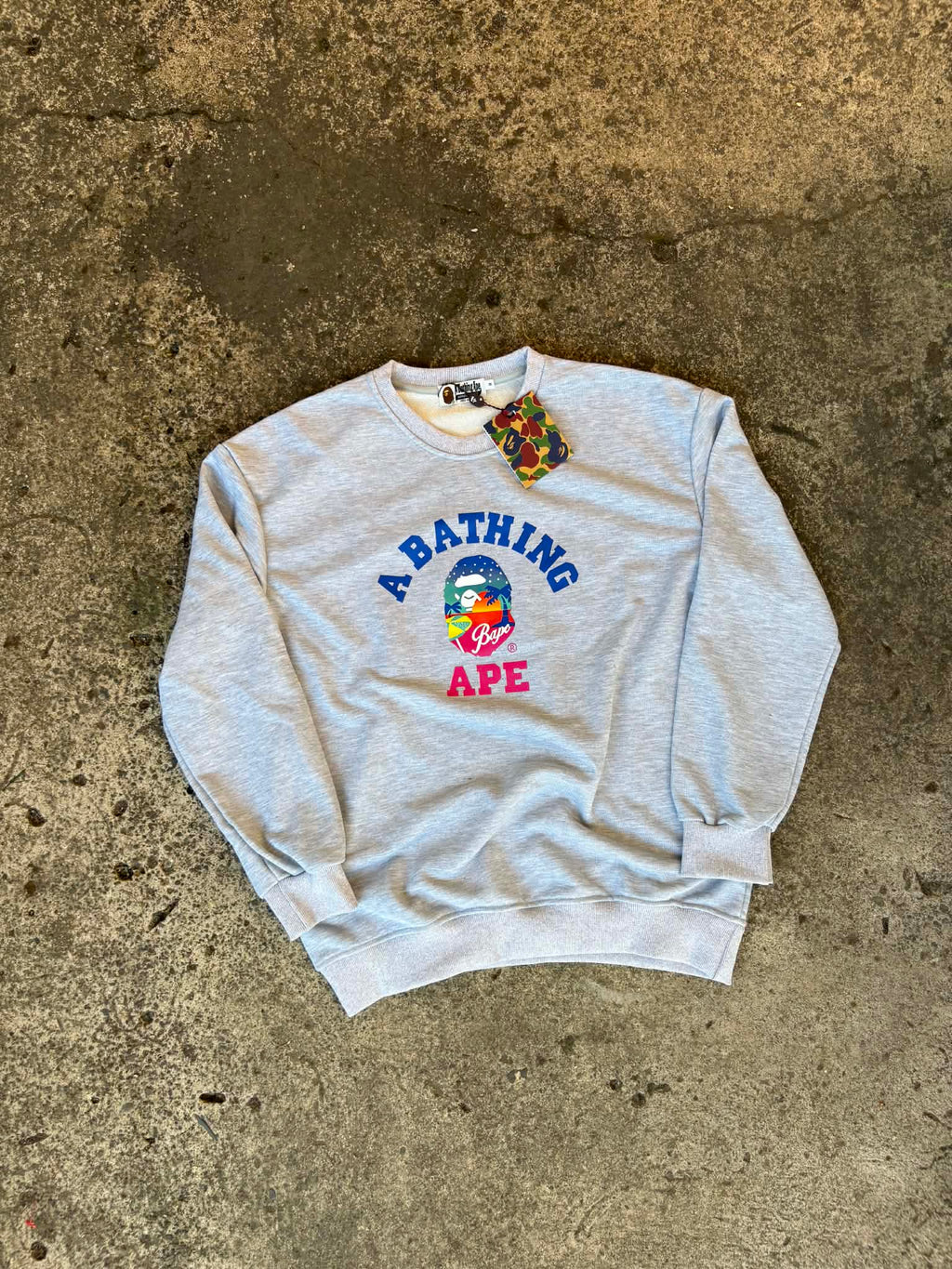 Bathing Ape Gray Sweater