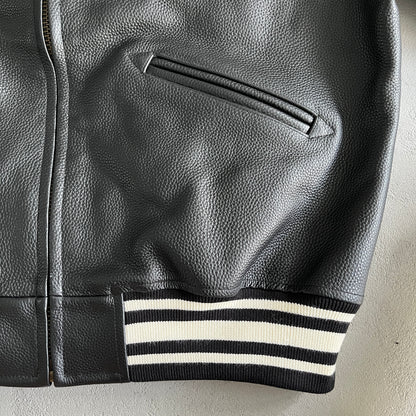 Corteiz Alcatraz Leather Jacket