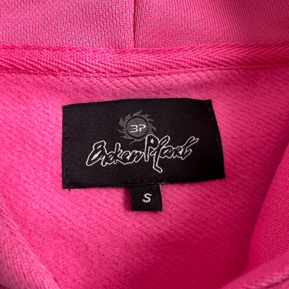 Broken Planet Zip-up Pink Hoodie